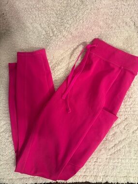 ALO Yoga Hot Pink Leggings with Drawstring